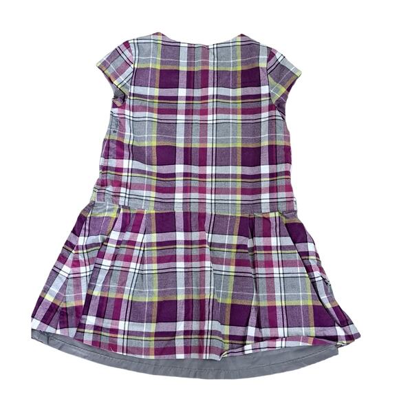 Janie & Jack City Museum Plaid Dress Size 4 - Picture 7 of 7